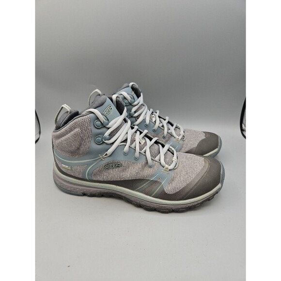 keen Shoes - Keen Dry Waterproof Women's Hiking Shoes US Size 9 Blue Gray Outdoor Hike